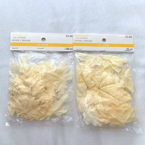 7 Packs of Ashland Faux Fall Leaves Decor Wedding Wreath - Picture 6 of 6